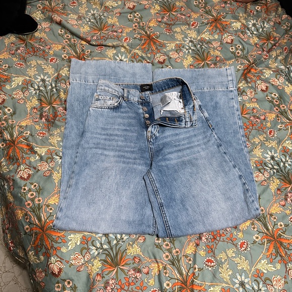 Vero Moda - super high waist wide leg jeans - Picture 2 of 4